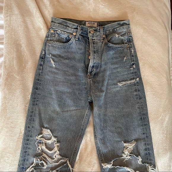 90s jeans denim Loose Fit in Fall Out Agolde - Picture 7 of 16